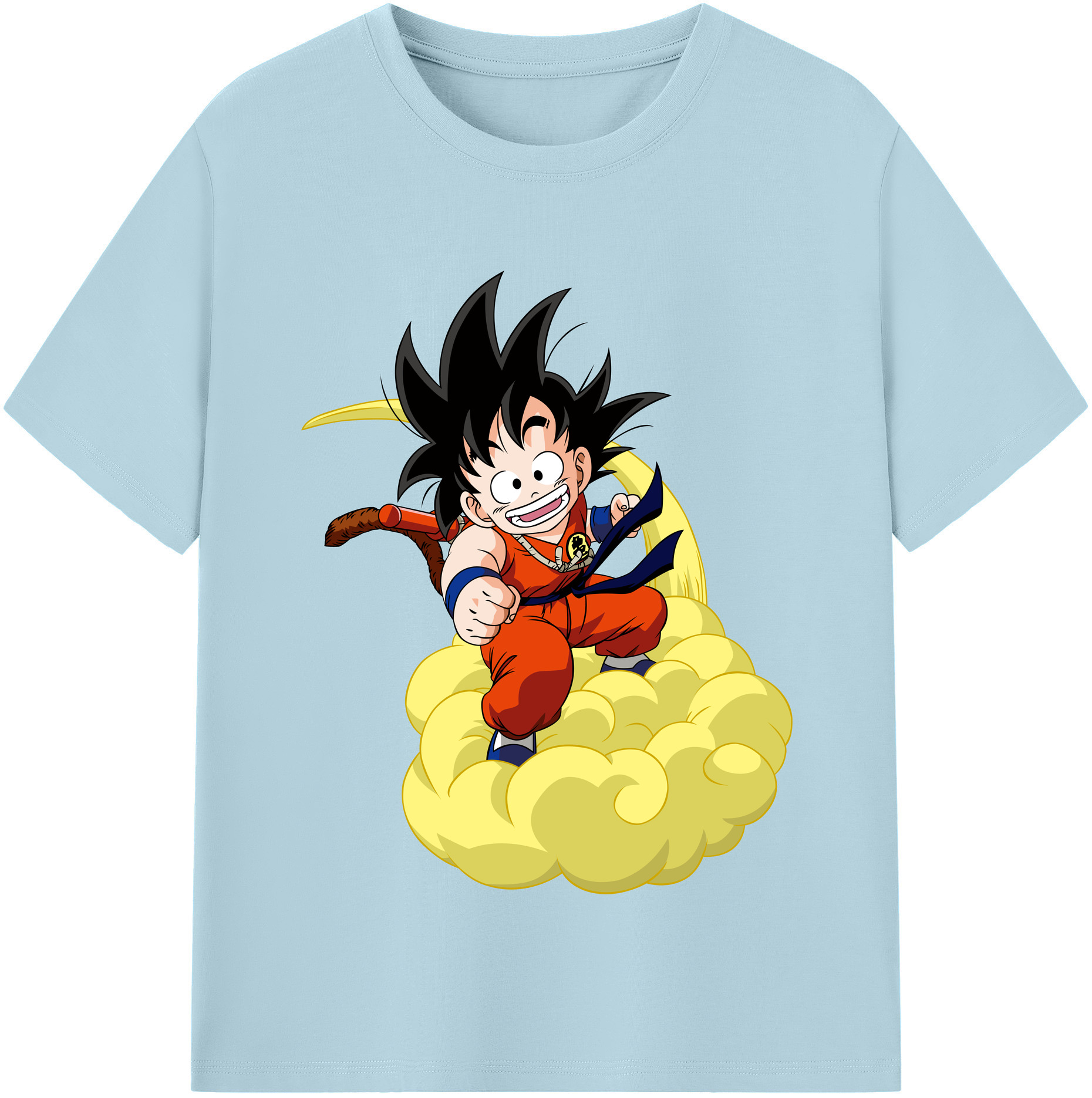 （画像用） ドラゴンボール 孫悟空（そん ごくう）Son Goku カカロット DRAGON BALL Kakarotto 綿100％半袖Tシャツ（フロントプリント）
